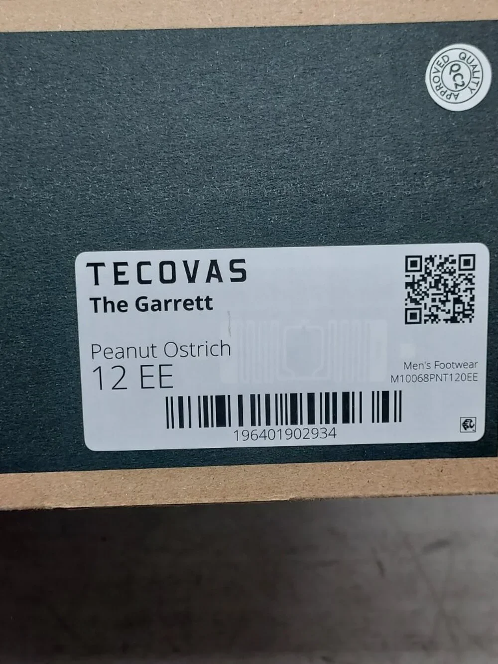 Tecovas The Garrett Full Quill Brown Peanut Ostrich Cowboy Boot